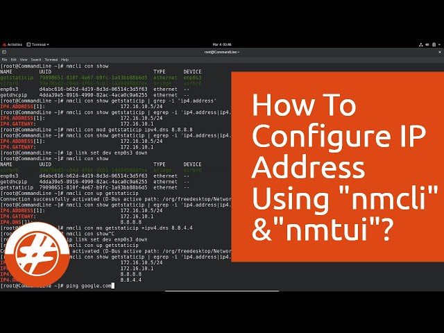 030 - How To Configure Network In Linux Using NetworkManager (nmcli & nmtui) | RHEL 8