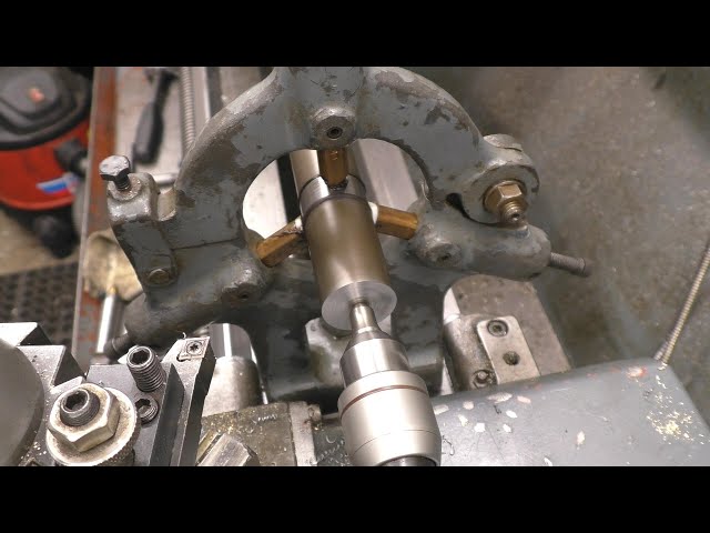 Lathe Tutorial P12  Fixed Steady . Simple Set Up