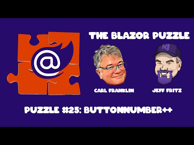 The Blazor Puzzle : Puzzle 25 - ButtonNumber++