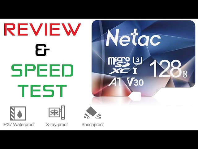 Netac Micro SD Card With SD Adapter SPEED TEST