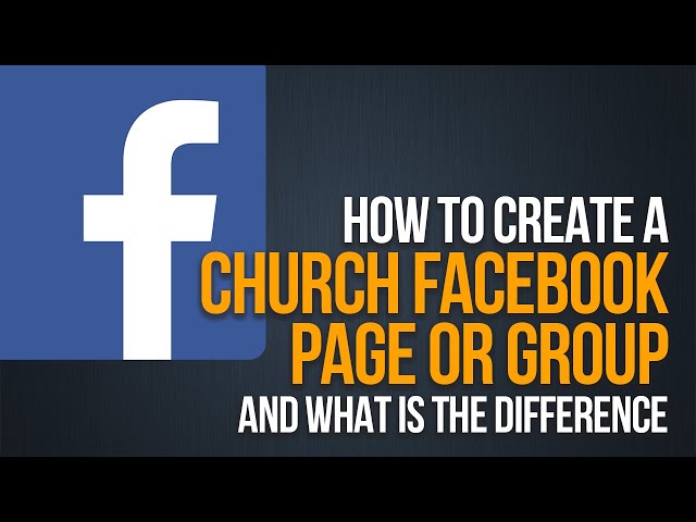 HOW TO CREATE A CHURCH FACEBOOK PAGE OR GROUP 2021 | Which is Better For Your Ministry