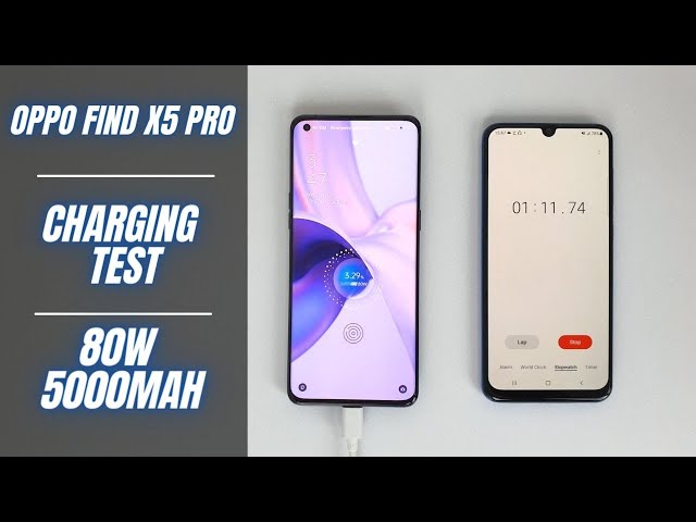 Oppo Find X5 Pro Battery Charging test 0% to 100% | 80W SUPERVOOC 5000mAh