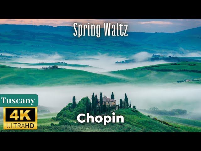 Spring Waltz (Mariage d'Amour) Chopin - Tuscany 4K