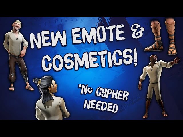 FREE COSMETICS - NO CYPHER NEEDED! // SEA OF THIEVES TWITCH DROPS