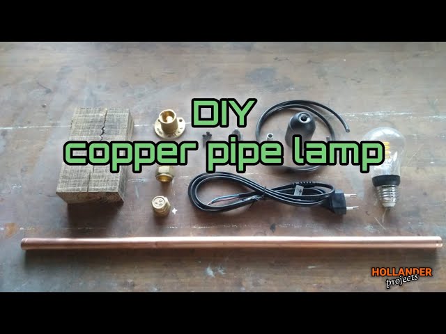DIY copper pipe lamp - how to