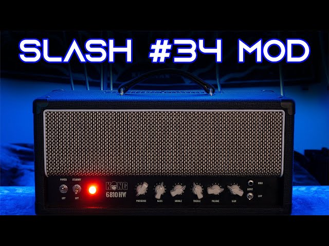 Kong 6810HW with SLASH #34 Mod | Lenz Amplification