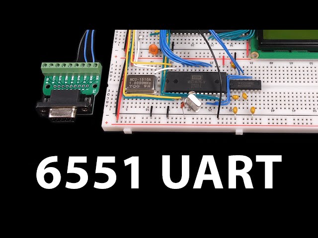 RS232 interface with the 6551 UART