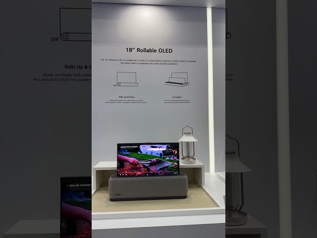 Rollable OLED TV for Your Pocket but does it MLA?