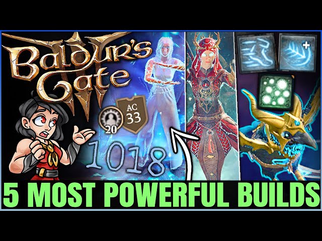 Baldur's Gate 3 - 5 Best GAME CHANGING Builds You've Never Seen - Ultimate Multiclass Build Guide!