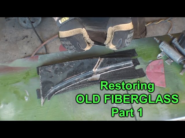 How To Restore Old Fiberglass Car Parts - Part 1