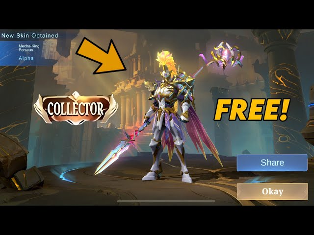 MOONTON THANK YOU FOR NEW COLLECTOR SKIN "MACHA-KING PERSEUS" - Mobile Legends