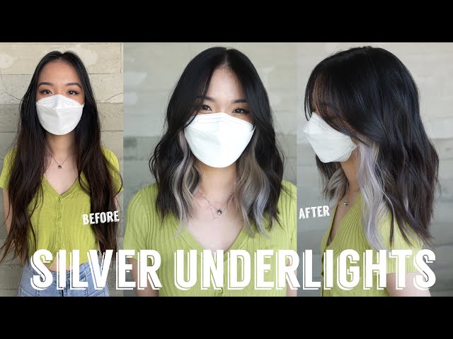 Hair Transformations with Lauryn: Platinum Silver Underlights on Previously Colored Hair Ep. 47