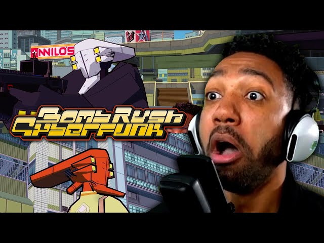 Red is being CHASED by a Bounty Hunter? | Bomb Rush CyberFunk #5