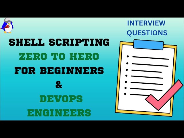 Shell Scripting for DevOps|Shell Scripting Zero 2 Hero|Shell Scripting Interview Questions| #devops