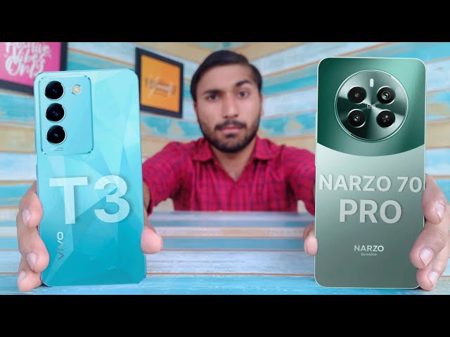 Vivo T3 5G vs Realme Narzo 70 Pro 5G | Best Smartphone Under ₹20K | Camera Phones Under 20K