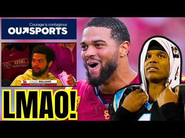 Gay Sports Website LEADS PASSIONATE DEFENSE of Caleb Williams as Cam Newton CATCHING STRAYS! NFL |