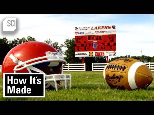 How Footballs, Whistles, Artificial Turf, & More Are Made | How It's Made | Science Channel