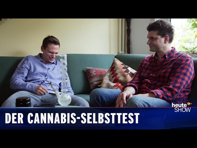Cannabis-Legalisierung: Fabian und Lutz kiffen (für die Wissenschaft) | heute-show