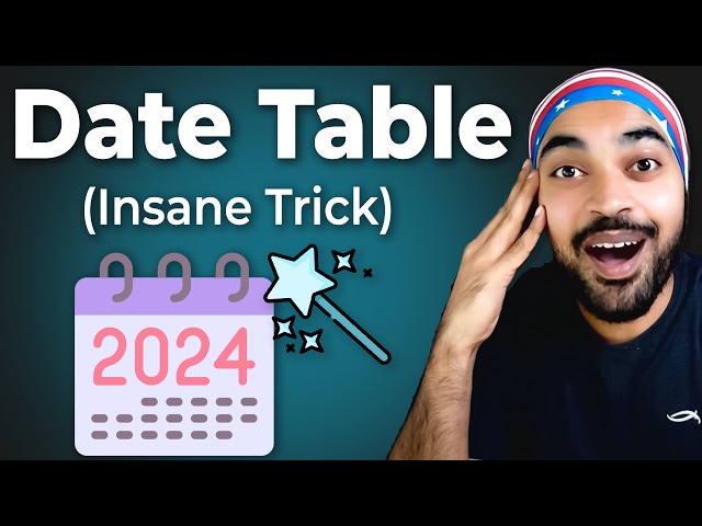 Clever Date Table Trick in Power BI you've got learn!