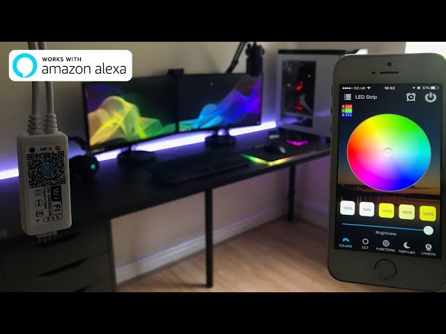 Control Any LED Light Strip With Your Phone (Works with Alexa & Google Home)