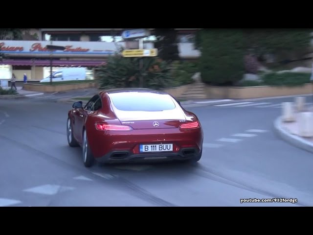 STRAIGHT PIPED Mercedes AMG GTS Revs, Acceleration, Powerslide
