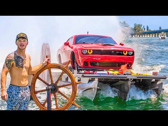 The 700hp Hellcat Boat (Throws Water 200ft)