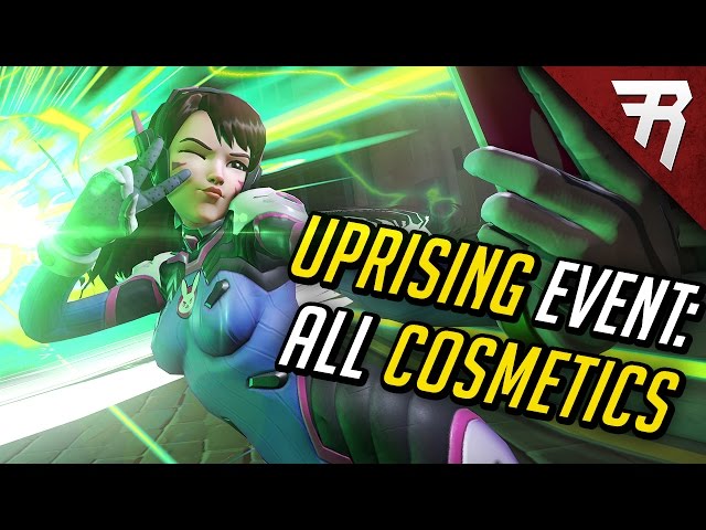 UPRISING EVENT - Every New Overwatch Skin & Cosmetic (& trailer Analysis)