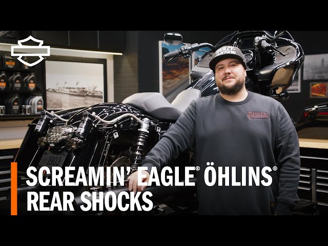 Frankie Garcia's Harley-Davidson Bagger Build – Screamin' Eagle Öhlins Remote Reservoir Rear Shocks