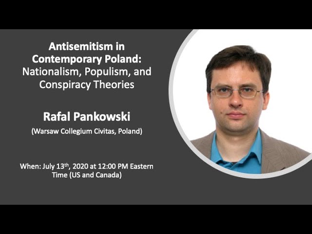 Antisemitism in Contemporary Poland, with Rafal Pankowski