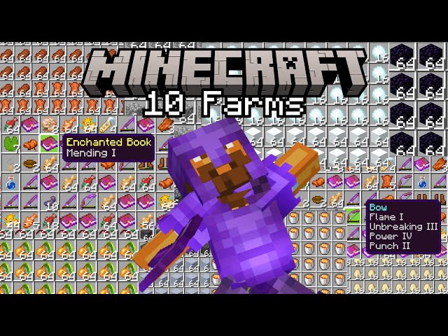 10 Farms Everyone Who Plays Minecraft Should Know! (HOW MANY DO YOU KNOW?)
