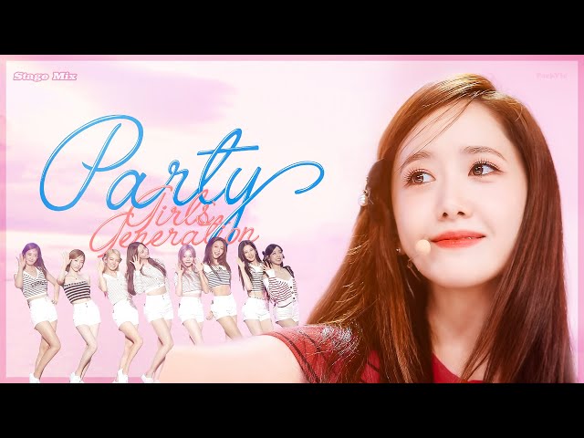 Girls' Generation(소녀시대) - PARTY(파티) 교차편집(Stage Mix) [4K][SM summer#6]