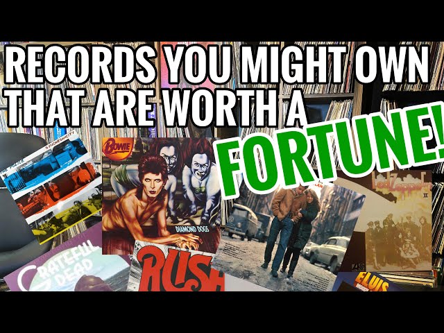 Vinyl Records You Might Own That Are Worth a FORTUNE! $$$