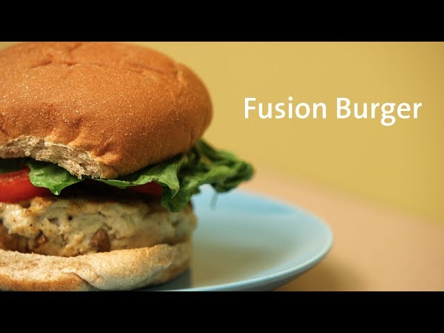 Turkey and Mushroom Fusion Burger