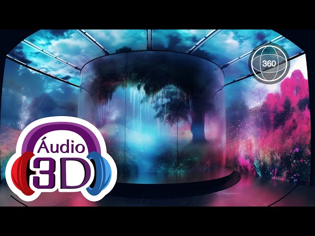 8 Horas de Chuva Imersiva em 4K 360 com Áudio 3D: Adormeça com Cromoterapia e Cores Relaxantes!