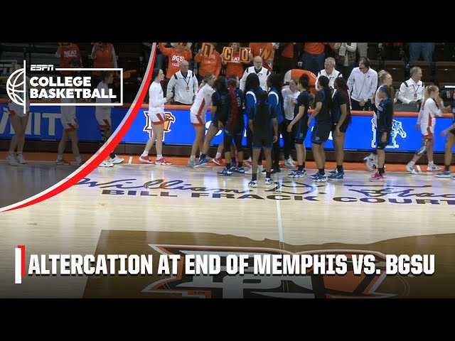 Memphis player strikes Bowling Green player in handshake line | ESPN College Basketball