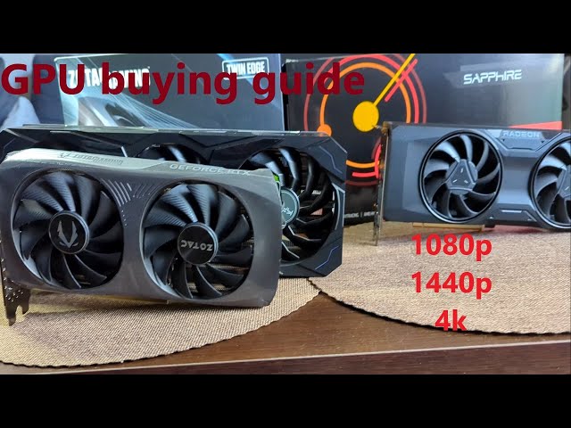 GPU buying guide for each resolution 1080p, 1440p and 4k | Best GPUs