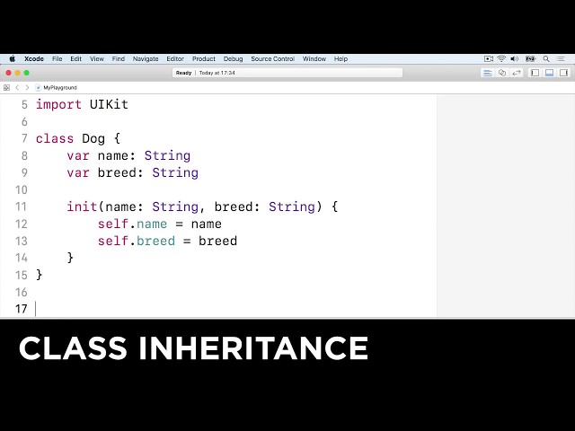 Class inheritance – Swift in Sixty Seconds