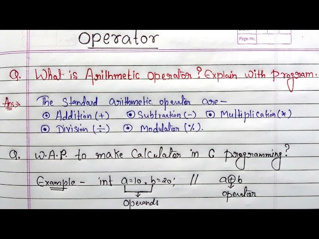 Arithmetic Operators in C programming in hindi | Binary operator- arithmetic operator in c language