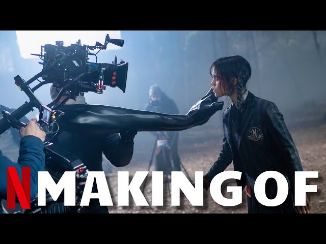 Making Of WEDNESDAY Part 5 - Best Of Behind The Scenes, Set Visit & Funny Moments With Jenna Ortega