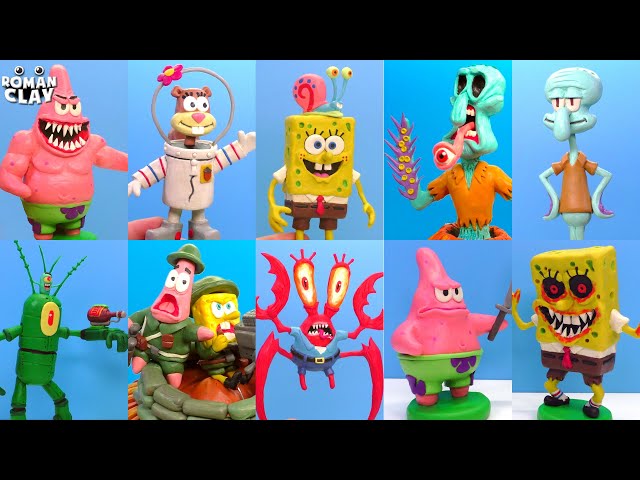 All SpongeBob characters with Clay ► Roman Clay Tutorial