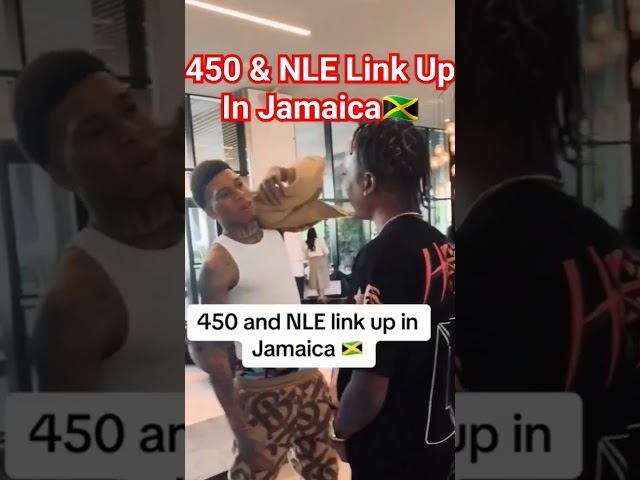 NLE Choppa x 450 link up in Jamaica 🇯🇲🔥 Ya'll want a collab ? #Shorts #NLEChoppa #Dancehall