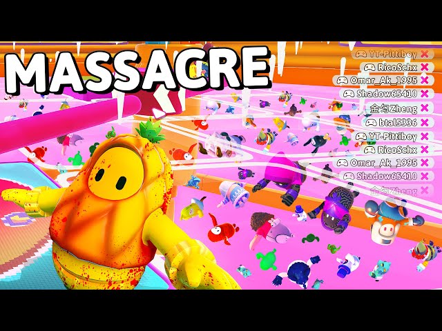 Absolute Massacre on Perfect Match 💀 - Fall Guys WTF Moments #124
