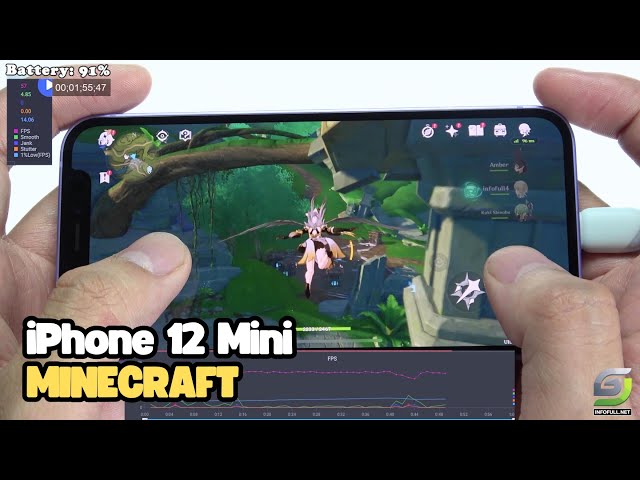 iPhone 12 Mini test game Genshin Impact Max Graphics UpDATE 2024 | Apple A14 Bionic