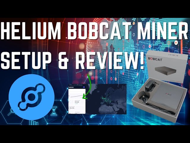 How to Setup Bobcat 300 Miner! - Helium HNT Crypto Miner Setup & Review
