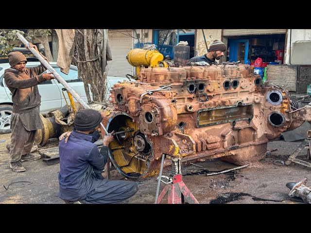 The Dozer Engine seized because the oil a lot was dirty / Engine Compelete Restoration
