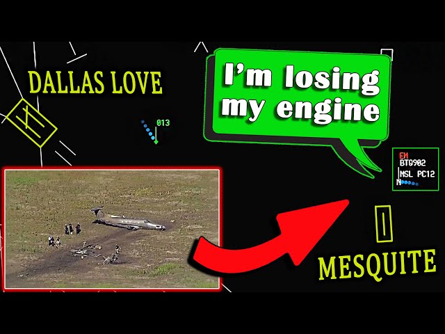 Boutique Pilatus PC-12 Crashes north of Mesquite Airport | Engine Failure