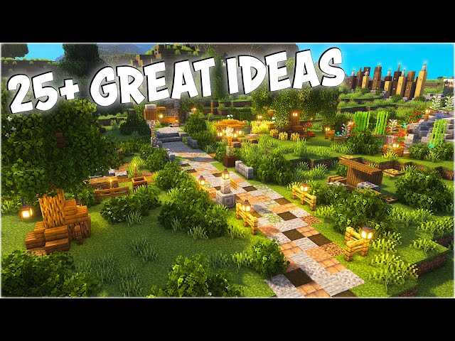 25+ Build Ideas to make your Minecraft Survival World Better