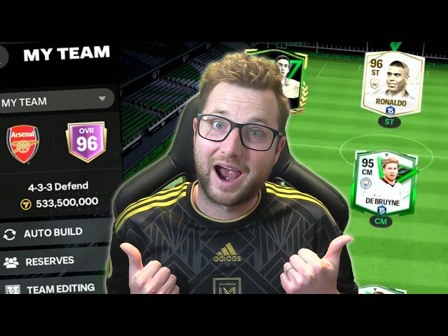 We Built a 96 OVR 500 Million Coin Squad in FC Mobile and Completed the UCL Star Pass!