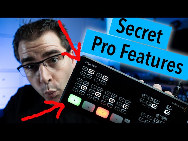 How to unlock the secret PRO FEATURES on the Blackmagic ATEM Mini