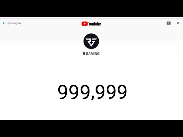 1 Million Subscribers Count | Live | Fake Subscriber Count This Video |
